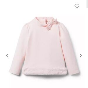 Janie and jack faux fur pink tunic w/bow never used!